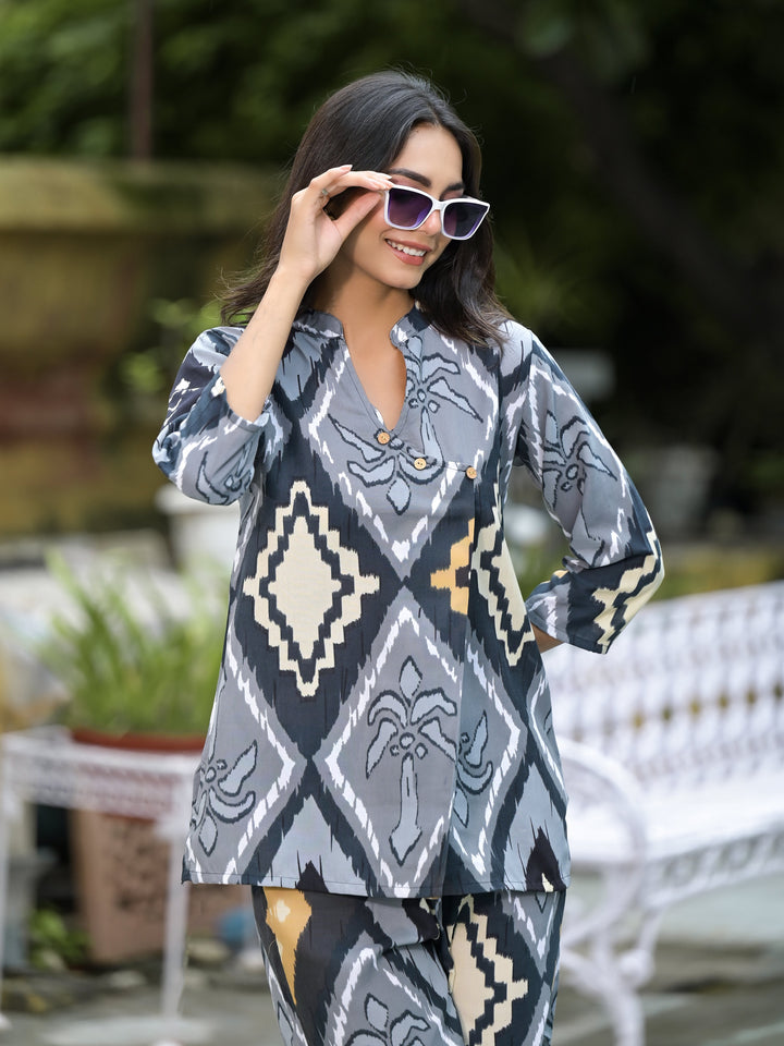 Ethnic Set Printed Traditional Co-ord Set